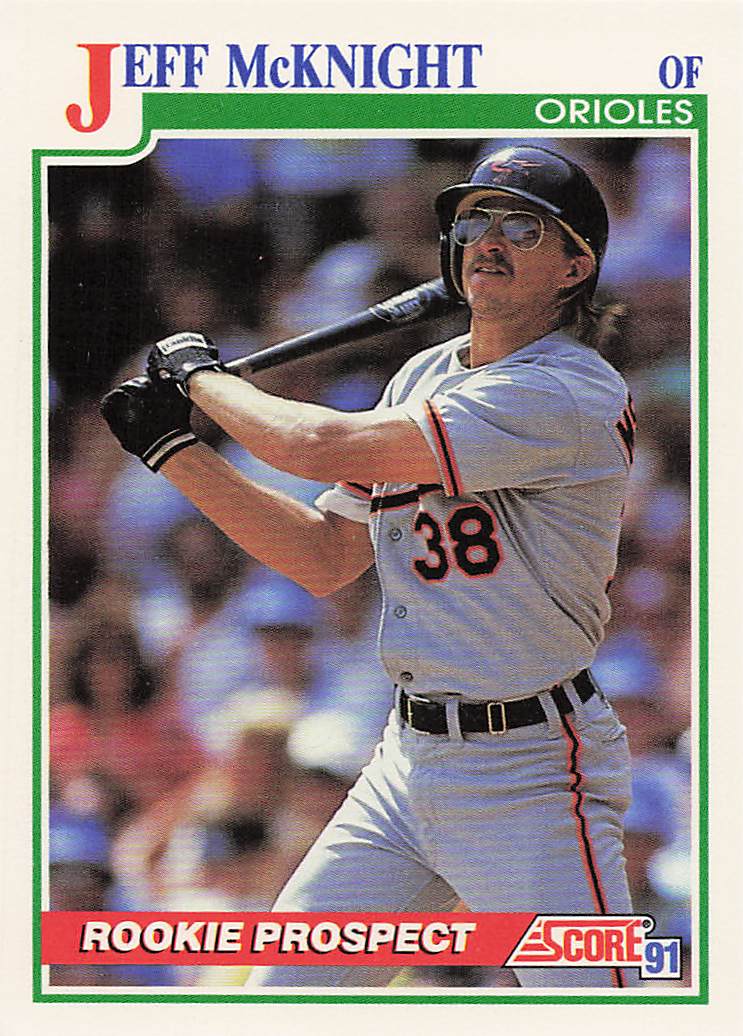 1991 Score Baseball Jeff McKnight #369