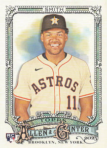 2025 Topps Allen & Ginter Baseball Cam Smith #189 Rookie