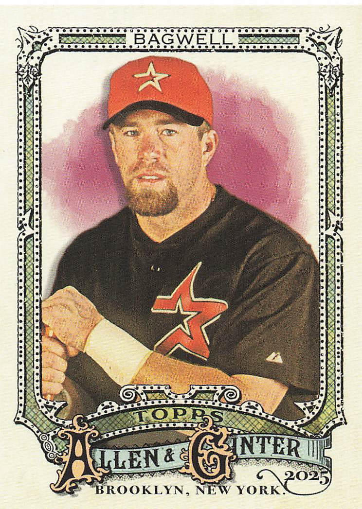 2025 Topps Allen & Ginter Baseball Jeff Bagwell #330