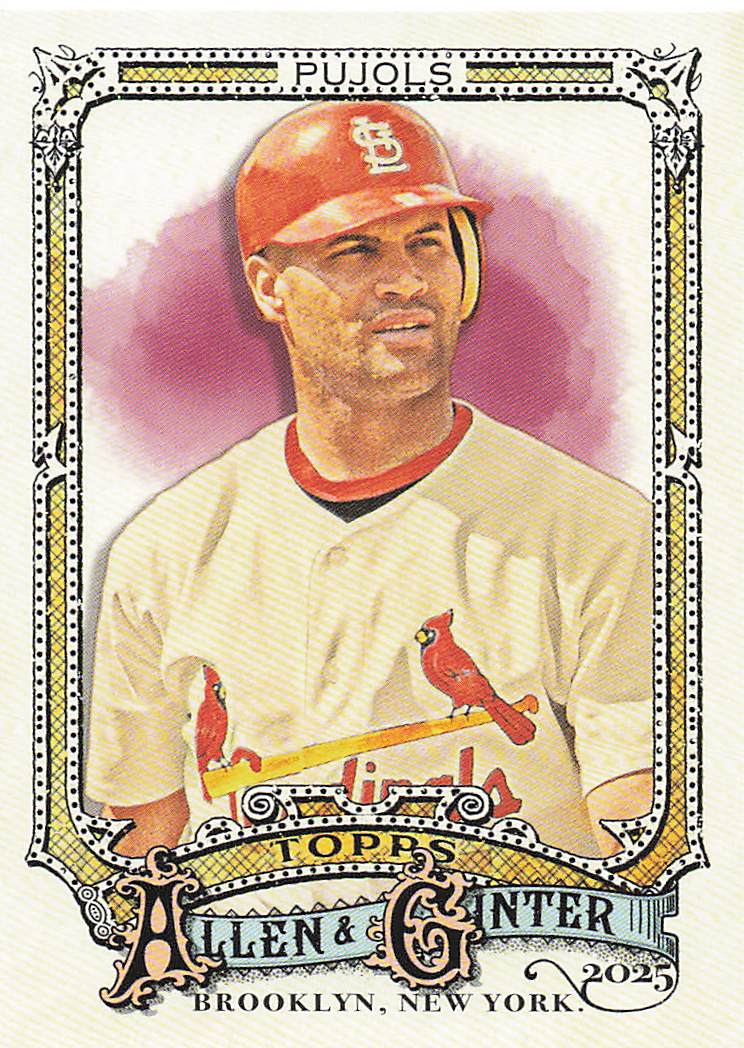 2025 Topps Allen & Ginter Baseball Albert Pujols #1