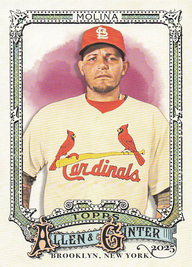 2025 Topps Allen & Ginter Baseball Yadier Molina #51