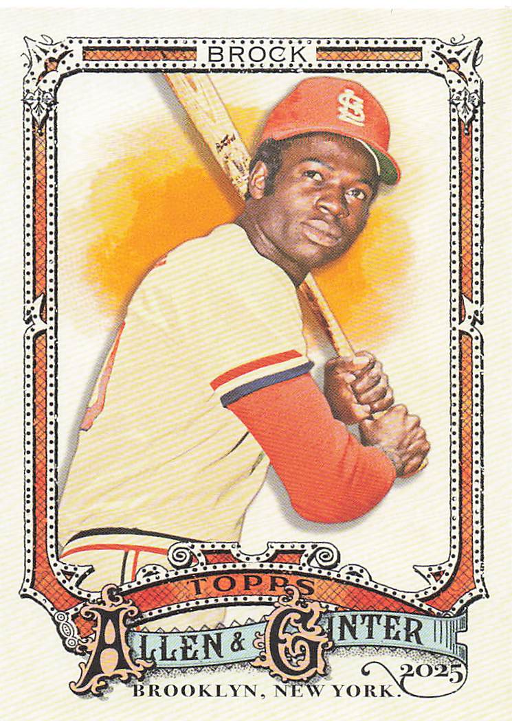 2025 Topps Allen & Ginter Baseball Lou Brock #11