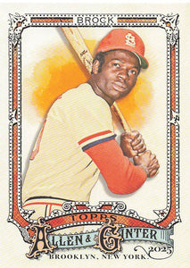 2025 Topps Allen & Ginter Baseball Lou Brock #11