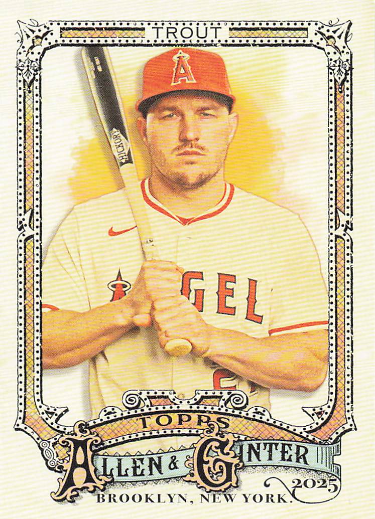 2025 Topps Allen & Ginter Baseball Mike Trout #100
