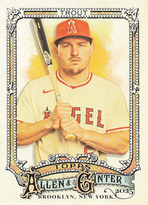 2025 Topps Allen & Ginter Baseball Mike Trout #100