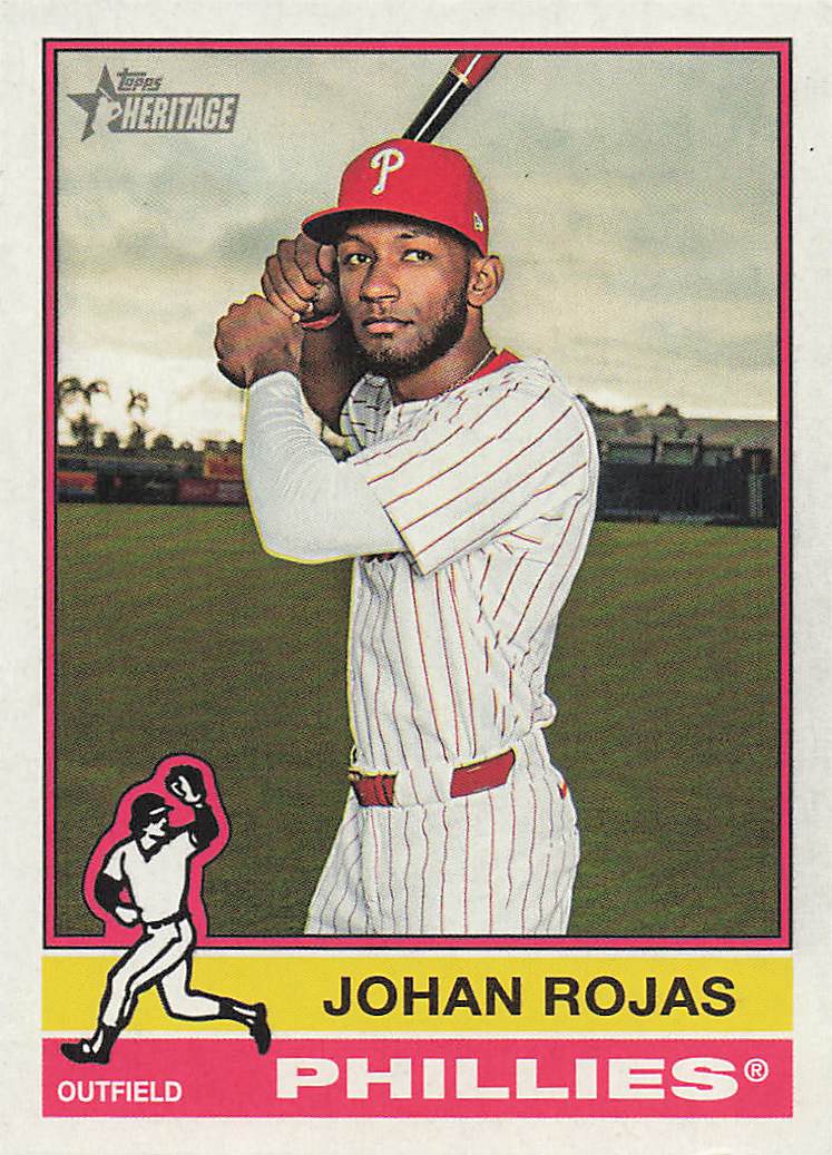 2025 Topps Heritage Baseball Johan Rojas #632