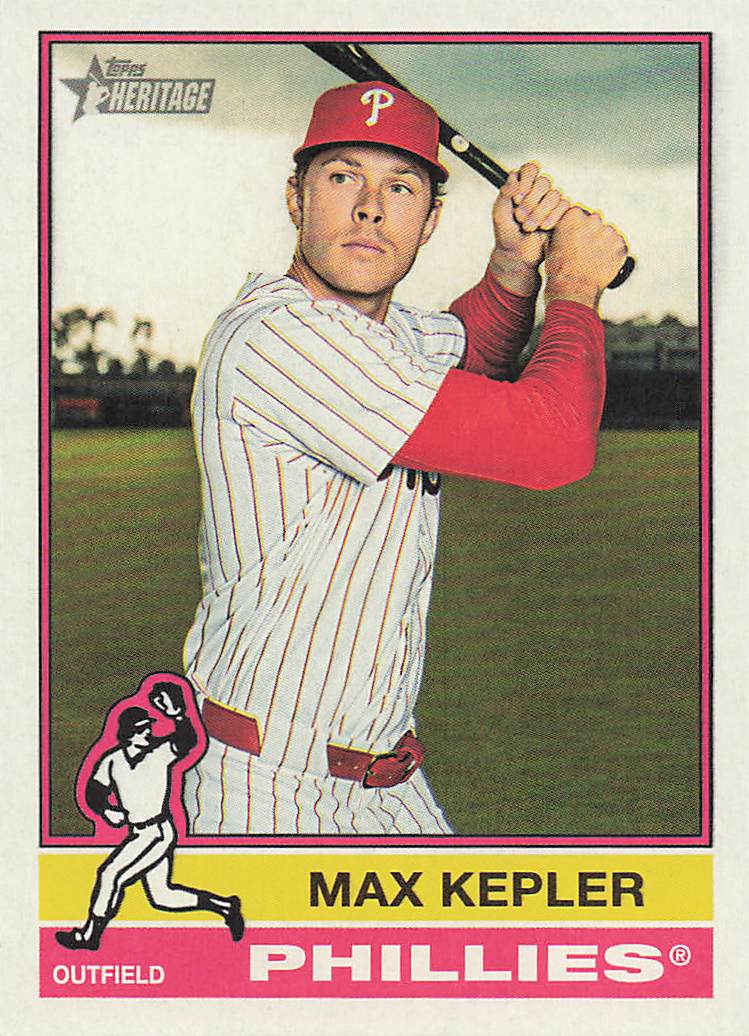 2025 Topps Heritage Baseball Max Kepler #586