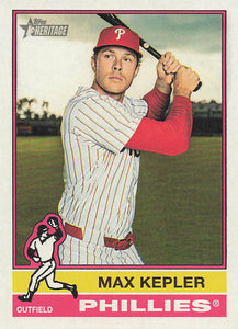 2025 Topps Heritage Baseball Max Kepler #586