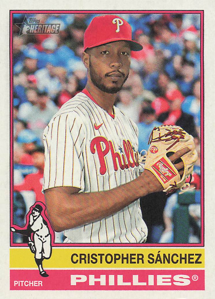 2025 Topps Heritage Baseball Cristopher Sánchez #633