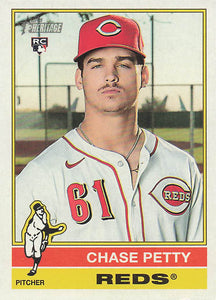 2025 Topps Heritage Baseball Chase Petty #607 Rookie
