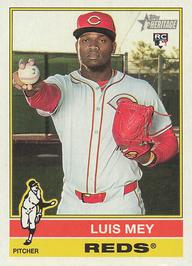 2025 Topps Heritage Baseball Luis Mey #685 Rookie