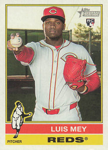 2025 Topps Heritage Baseball Luis Mey #685 Rookie