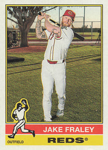 2025 Topps Heritage Baseball Jake Fraley #686