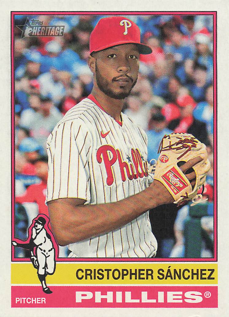 2025 Topps Heritage Baseball Cristopher Sánchez #633
