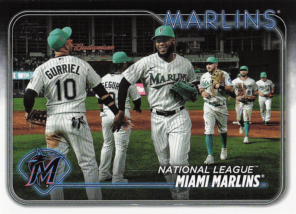 2024 Topps Baseball Miami Marlins #252