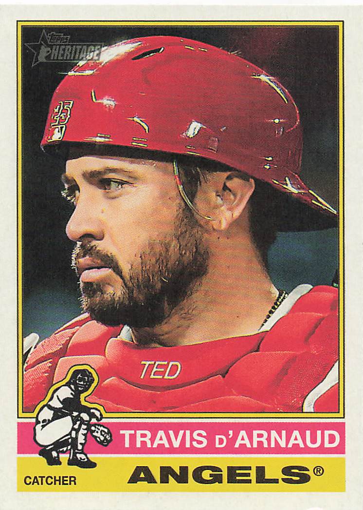 2025 Topps Heritage Baseball Travis d'Arnaud #564