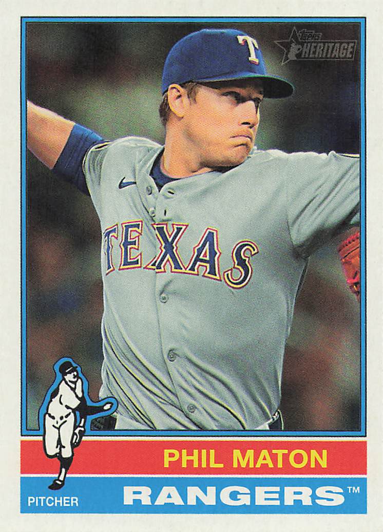 2025 Topps Heritage Baseball Phil Maton #567