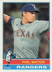 2025 Topps Heritage Baseball Phil Maton #567