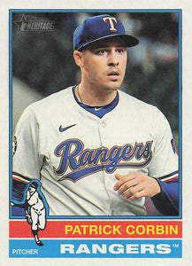 2025 Topps Heritage Baseball Patrick Corbin #619