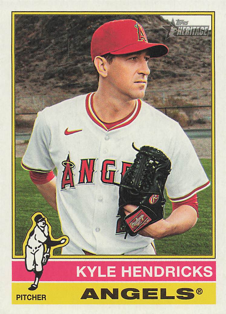 2025 Topps Heritage Baseball Kyle Hendricks #592