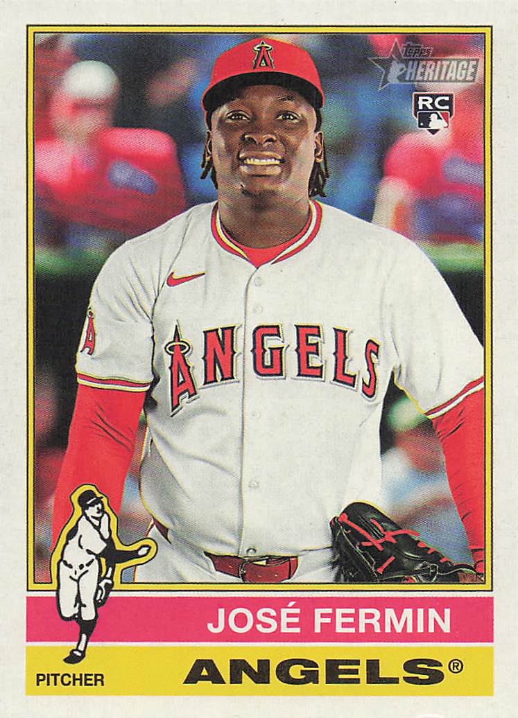 2025 Topps Heritage Baseball José Fermin #526 Rookie