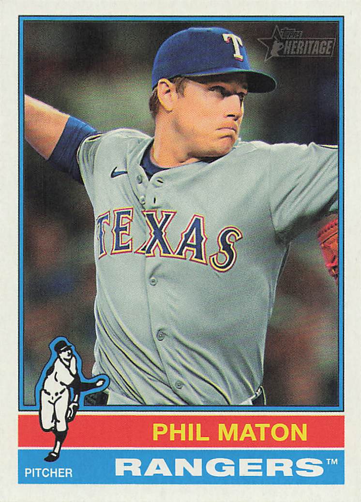 2025 Topps Heritage Baseball Phil Maton #567