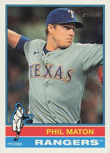 2025 Topps Heritage Baseball Phil Maton #567