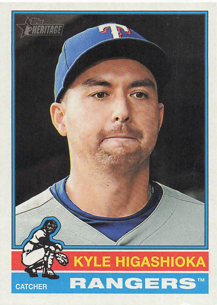 2025 Topps Heritage Baseball Kyle Higashioka #638