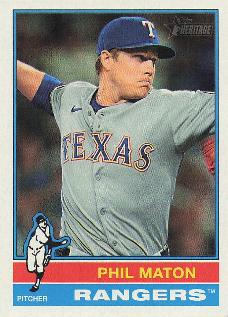 2025 Topps Heritage Baseball Phil Maton #567