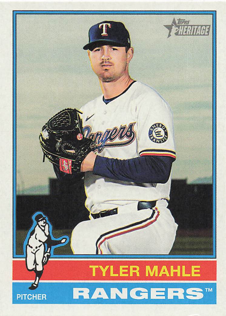 2025 Topps Heritage Baseball Tyler Mahle #613