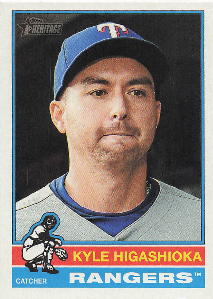 2025 Topps Heritage Baseball Kyle Higashioka #638