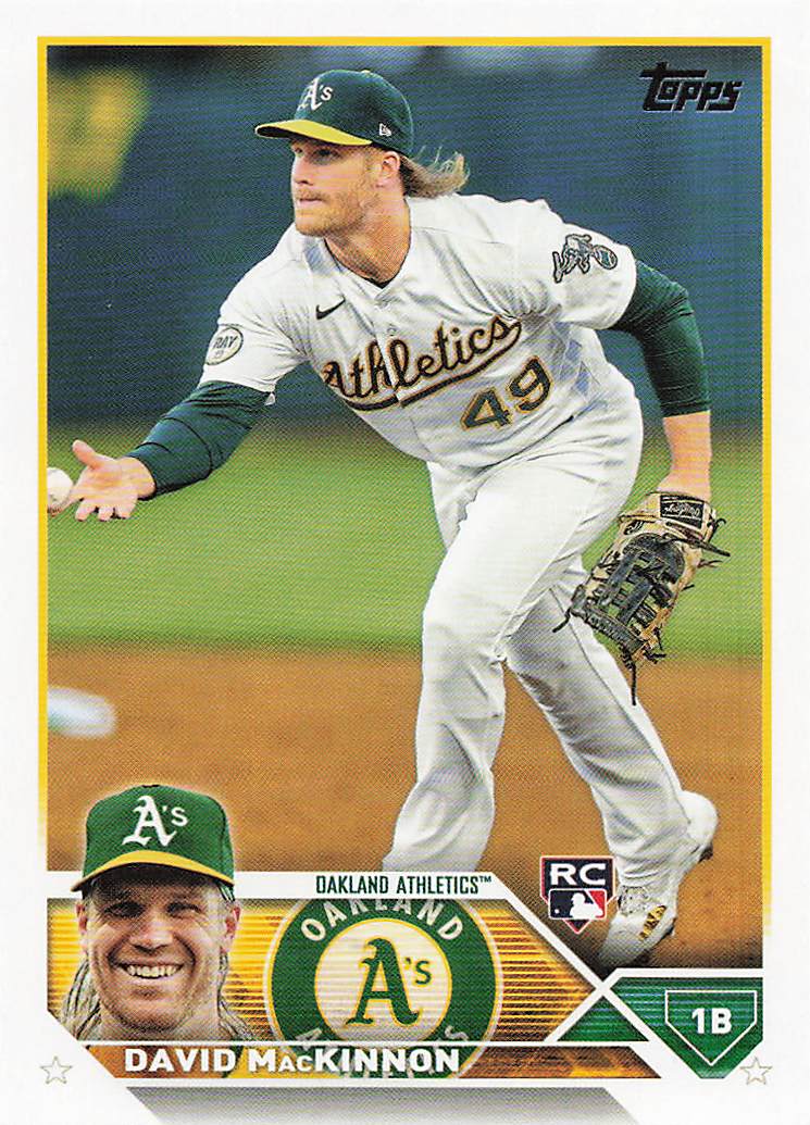 2023 Topps Baseball David MacKinnon #276 Rookie