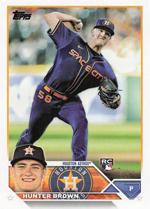 2023 Topps Baseball Hunter Brown #111 Rookie