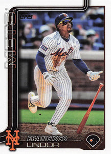 2025 Topps Baseball Francisco Lindor #350