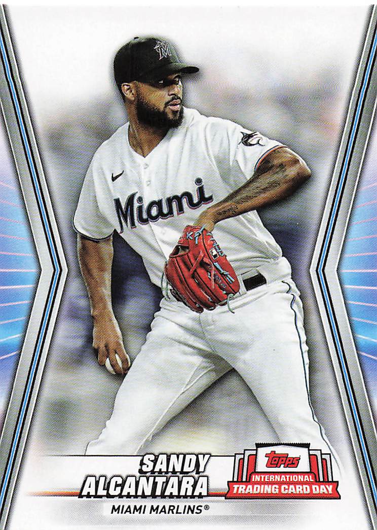 2023 Topps International Trading Card Day Baseball Sandy Alcantara #NTCD-B15