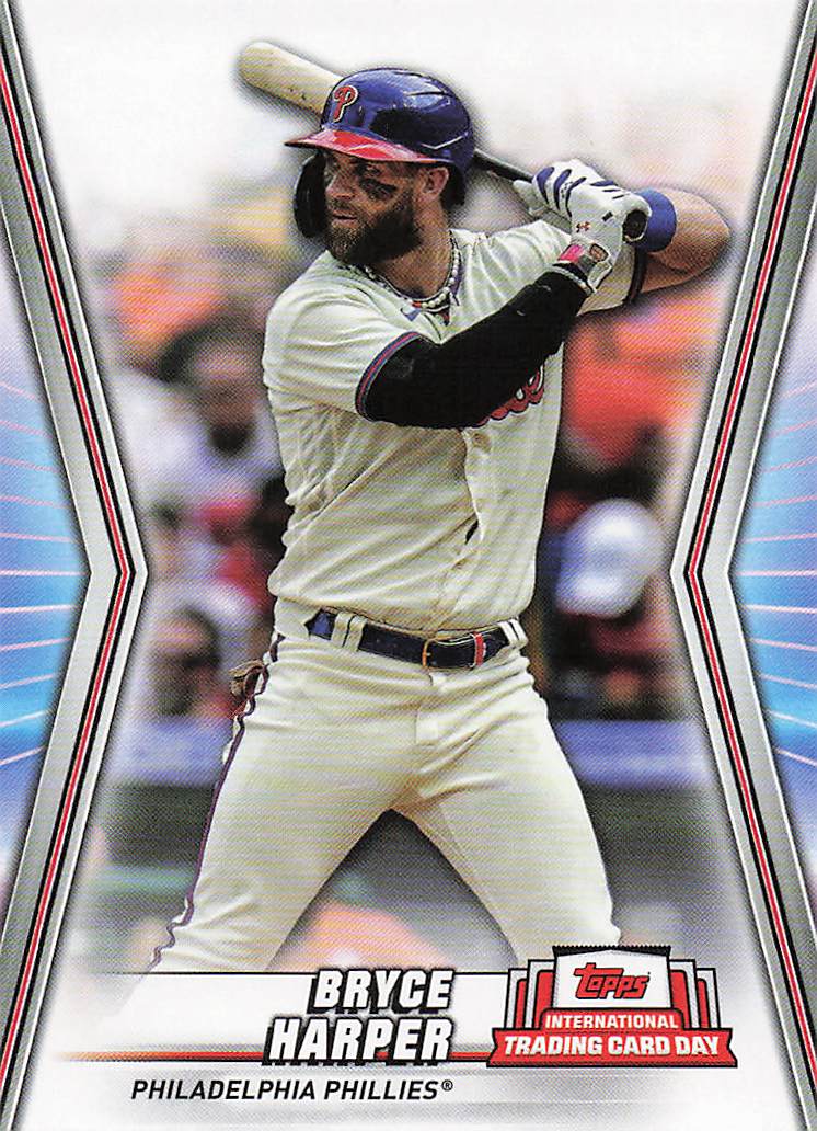 2023 Topps International Trading Card Day Baseball Bryce Harper #NTCD-B21