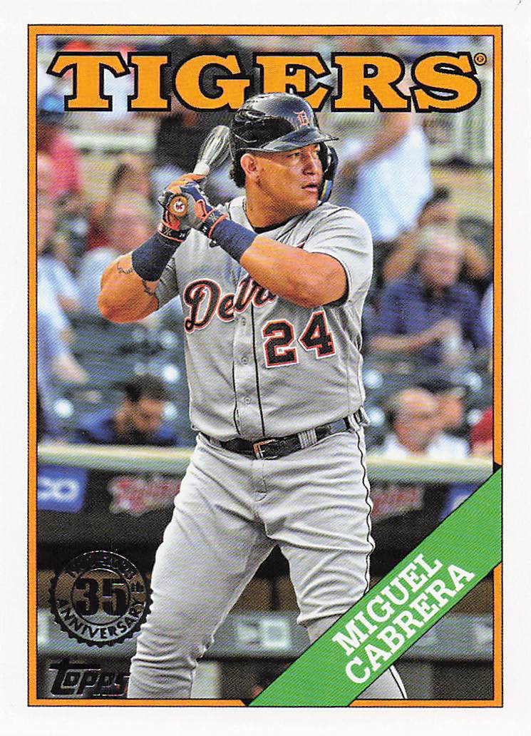 2023 Topps 1988 Topps Baseball 35th Anniversary Miguel Cabrera #T88-39
