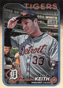 2024 Topps Update Baseball Rainbow Foil Colt Keith #US192