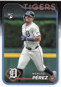 2024 Topps Update Baseball Wenceel Perez #US233 Rookie