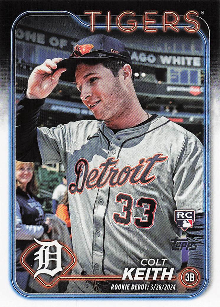 2024 Topps Update Baseball Colt Keith #US192