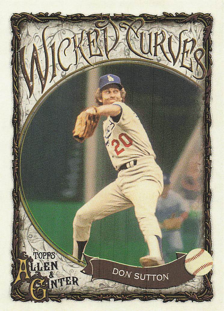 2025 Topps Allen & Ginter Baseball Wicked Curves Don Sutton #WC-36