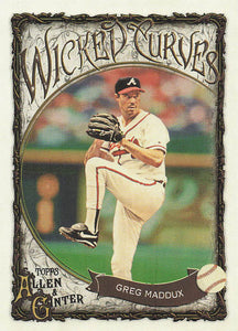 2025 Topps Allen & Ginter Baseball Wicked Curves Greg Maddux #WC-17