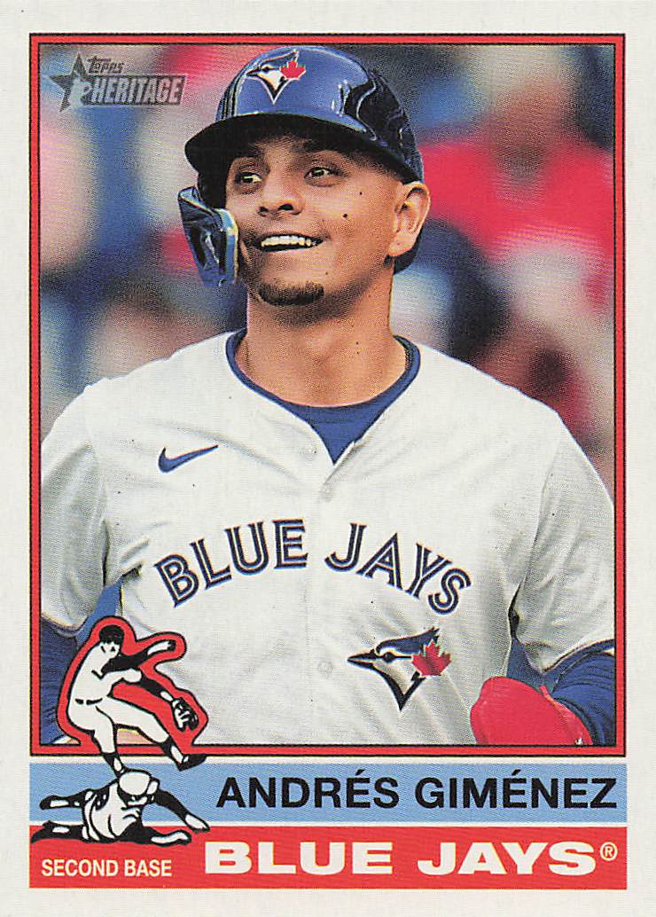 2025 Topps Heritage Baseball Andrés Giménez #387