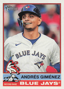 2025 Topps Heritage Baseball Andrés Giménez #387