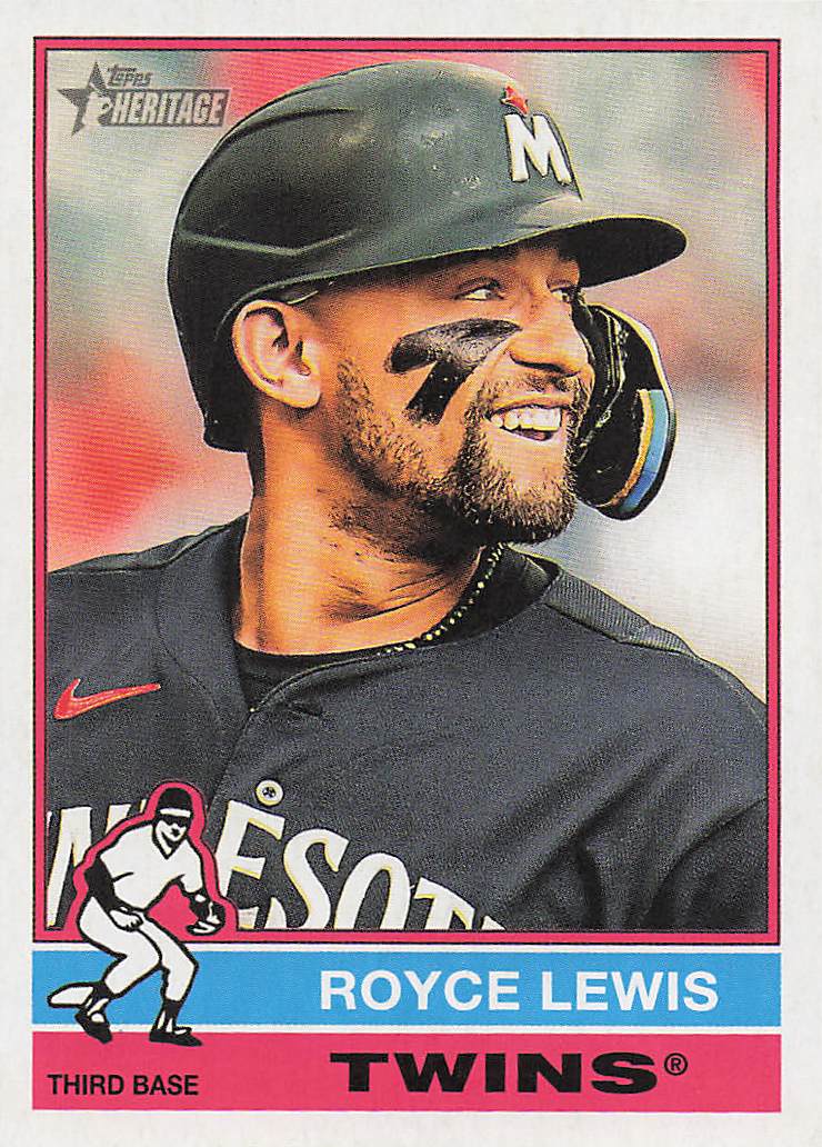 2025 Topps Heritage Baseball Royce Lewis #138