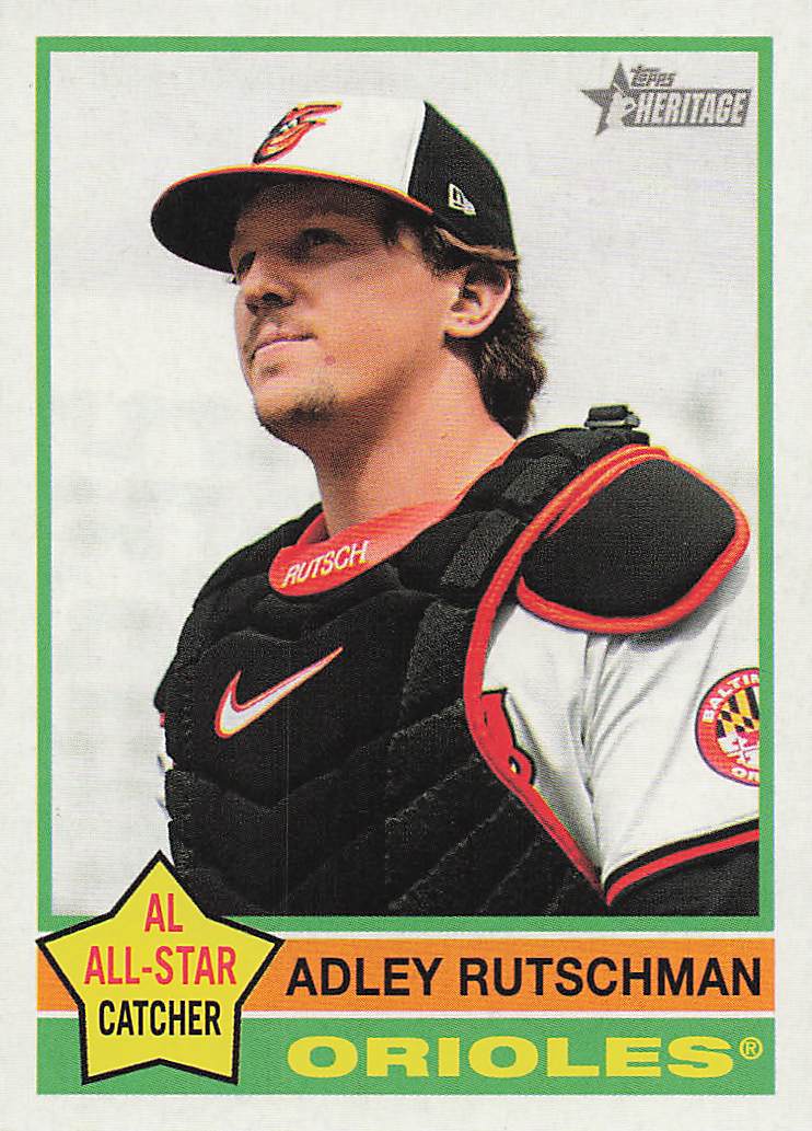 2025 Topps Heritage Baseball Adley Rutschman #294