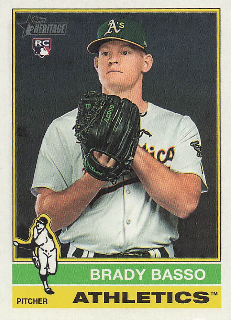 2025 Topps Heritage Baseball Brady Basso #616 Rookie