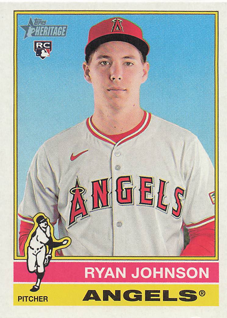 2025 Topps Heritage Baseball Ryan Johnson #694 Rookie