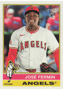 2025 Topps Heritage Baseball José Fermin #526 Rookie