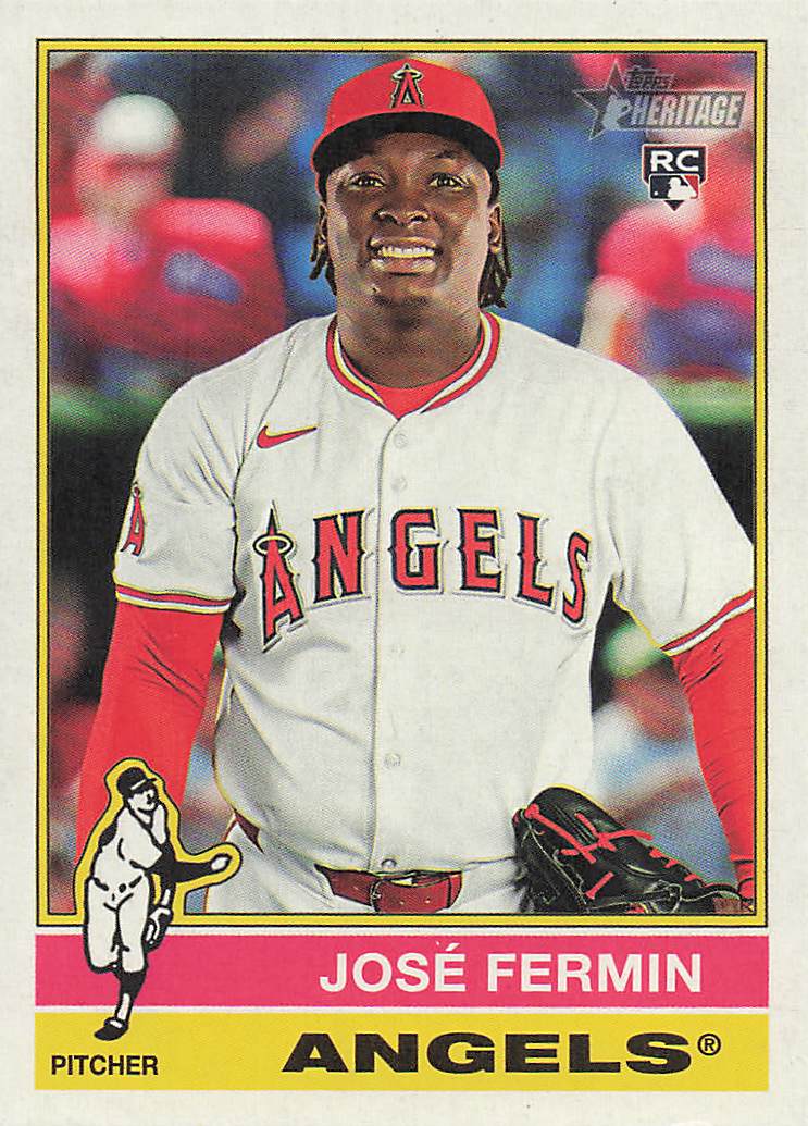 2025 Topps Heritage Baseball José Fermin #526 Rookie